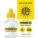Βιταμίνη D3 Σταγόνες για Ενήλικες 4-Month Supply – Υδατοδιαλυτή υγρή βιταμίνη D, μη GMO, συμπλήρωμα Kosher – Εύκολο στην απορρόφηση, χωρίς ανάδευση, άγευστο D3 υγρό για τρόφιμα ή ποτά