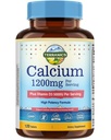 Terranics Calcium 1200 mg with Vitamin D3, High Absorption Calcium Supplement for Women and Men, Supports Bone, Teeth & Immune Health, Easy-to-Swallow Coated Tablets, 120 Count