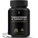 HUMANX Turkesterone & Tongkat Ali 900mg - Υποστηρίζει την ενέργεια, Stamina, και την αποκατάσταση των μυών και την ανάπτυξη - συμπλήρωμα Turkesterone - συμπλήρωμα Tongkat Ali - μακριά εκχύλισμα Jack (Eurycoma Longifolia)