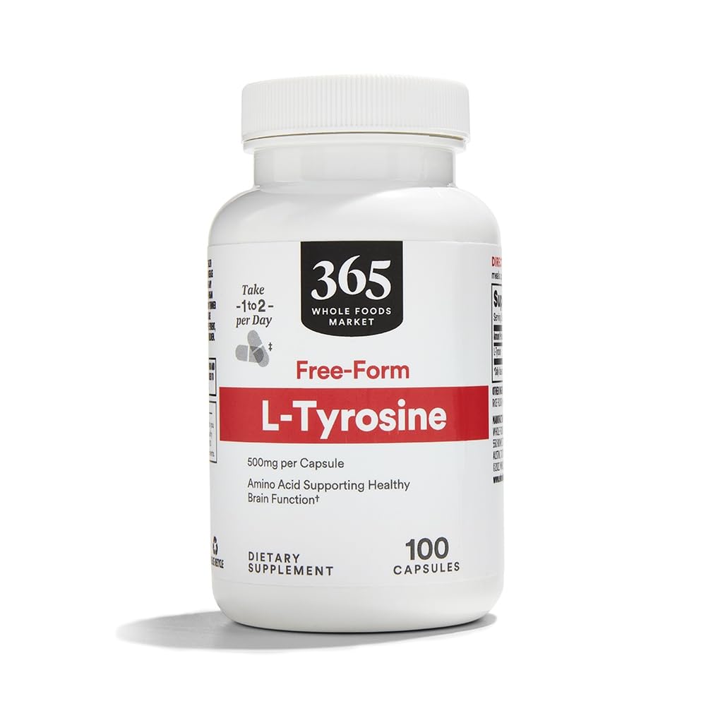 365 από Whole Foods Market, L Tyrosine 500Mg, 100 Κάψουλες