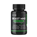 Beast Mind Focus Clarity Nootropic Blend | Ginkgo Biloba | Huperzine A | Rhodiola | Citicoline | L-Theanine | Enhanced Focus and Clarity and Cognitive Function