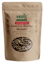 Vedic Herbs Licorice Root Mulethi, 100g, Natural Ayurvedic Supplement, Gluten Free