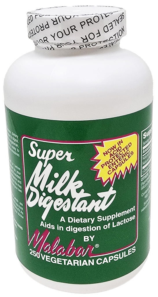 Malabar Super Milk Digestant - 250 Capsules