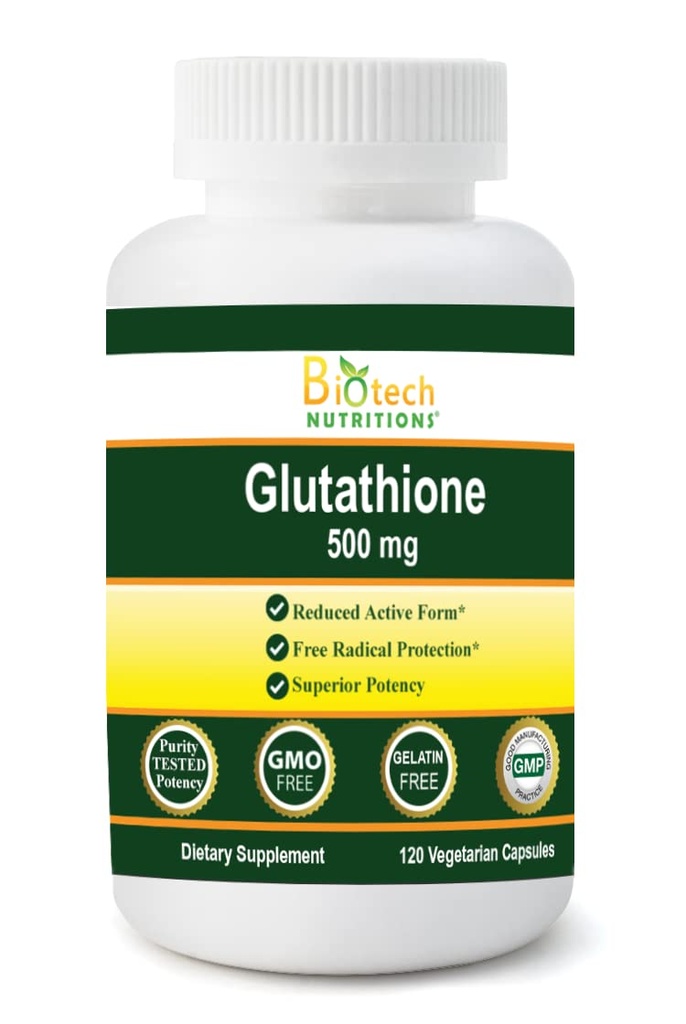 Glutathione 500 mg 120 Καψάκια λαχανικών