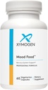 XYMOGEN Mood Food - νευρικό σύστημα, χαλάρωση & υποστήριξη διάθεσης συμπλήρωμα - φολικό, B12, B6 με μαγνήσιο, 5-HTP & GABA συμπλήρωμα - Vegan & μη GMO (60 κάψουλες)