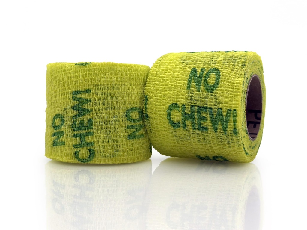 OVIK Health PetFlex No Chew – Flexible Self-Adhering Elastic Bandage for Wound Care – First Aid Wrap for Small Animals Like Dogs, Cats, and Other Pets - 2 inch, 2 Rolls