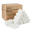 McKesson Sterile Gauze Roll Bandages, 4.5 in x 4.1 yd | Bandage Wrap Vet Wrap