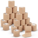 Ever Ready First Aid Self Adherent Cohesive Bandages 3" x 5 Yards - 24 Count, Tan