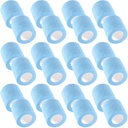 IndigoCase 24 Rolls Self Adhesive Bandage Wrap 2 Inch, SkyBlue Color Elastic Athletic Tape, Vet Wrap, Wrist Tape, Small Bandage for Kids, Fingertip, Dog, Pets