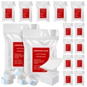Threlaco 6 Pcs Z-Folded Compressed Sterile Gauze 4.5" x 4.1 Yards Combat Gauze Trauma Pad 6-ply 100% Cotton for Emergency Wound Dressing, First Aid Ifak Supplies Trauma Kit