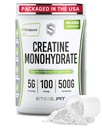 SteelFit Creapure Creatine Monohydrate Powder, Unflavored - Γερμανική Μικρονωμένη Creatine Powder για άνδρες & γυναίκες - Γυμναστήριο Γυμναστήριο Γυμναστήριο Διατροφική Συμπληρώματα για την αύξηση των μυών, Εγκεφαλική Υγεία & Δυναμικό