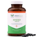 Binder Blend - Toxin Binder Supplement, Κάψουλες Detox για ένα υγιές έντερο - 180 κάψουλες - 90 Σερβιέτες - 960mg Ενεργοποιημένο Ανθρακό & 480mg Βιολογικό Chlorella - Ανακούφιση - Πηλός Μπεντονίτη