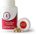 Dairyland Management LLC 100% Authentic Korean Red Panax Ginseng Capsules -500 mg. Potent Ground Ginseng Root Extract Powder - No Fillers, Binders or Other Additives. (150 ct)