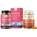 Χάπια G-Curve Butt and Breast Enhancer - Herbal Enhancer Μπορεί να υποστηρίξει το σώμα Γλυπτές καμπύλες και Turmeric Gummies για ενήλικες Ροδάκινο Γεύση - Επιπλέον δύναμη κοινή υποστήριξη Gummies