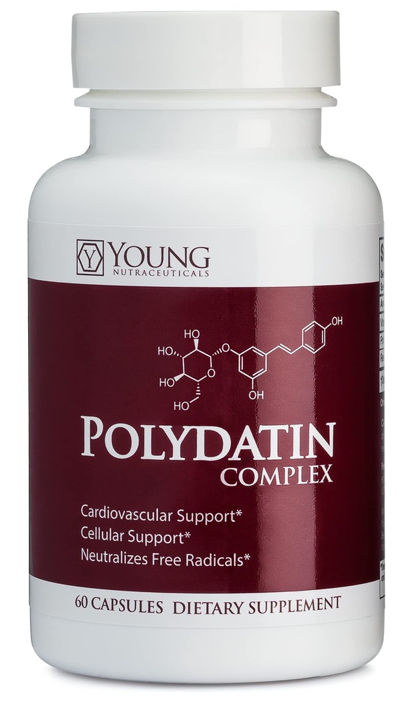 Mirica YoungNutra Polydatin Complex με ρεσβερατρόλη - Υψηλή απορρόφηση - 60 κάψουλες