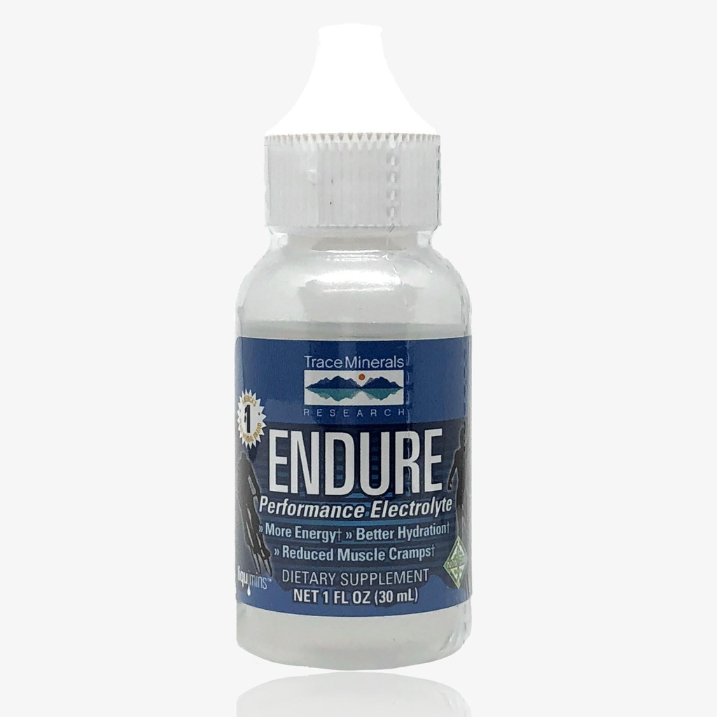 Trace Minerals Endure - Συμπλήρωμα υποστήριξης για υγρά ορυκτά απορρόφηση - Συμπλήρωμα ηλεκτρολυτών για την ενίσχυση της ενυδάτωσης & της υγιούς ενέργειας - Υποστήριξη απόδοσης με μαγνήσιο & χλωρίδιο - 1 fl oz (48 εξυπηρετούν)