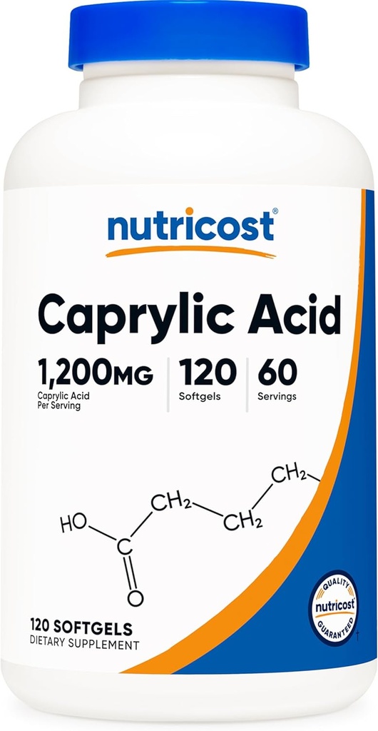 Νουτρικόστ Caprylic Acid 1200mg, 120 Softgels