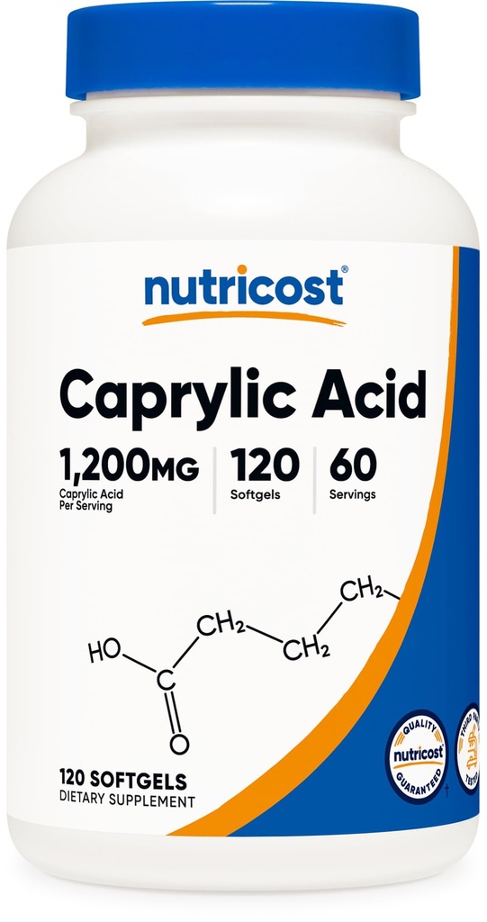 Νουτρικόστ Caprylic Acid 1200mg, 120 Softgels