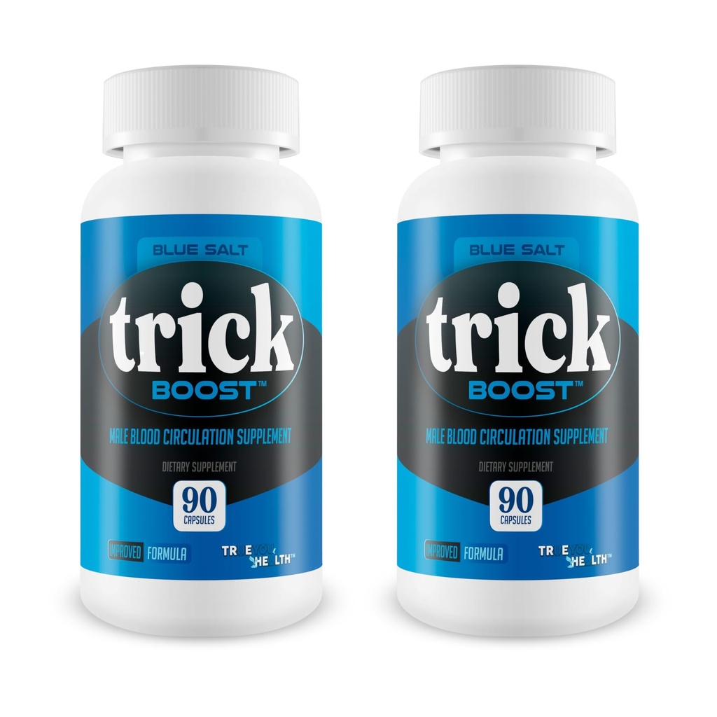 Blue Salt Trick Boost - Our Best Blood Flow Supplement - Poor Circulation Support - Better Blood Flow Care - Blood Circulation Titan Boost Dietary Supplement - Advanced Blood Flow 7 Simple Salt Trick