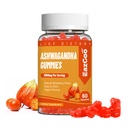 Ashwagandha Gummies & Vitamin D3, 3000mg Extra Strength Ashwagandha Root Extract for Boosts Energy, Immune Support, Non-GMO, Strawberry Flavor, 60 Count