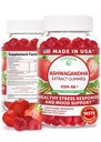 Lunakai USA Made KSM-66 Ashwagandha Gummies for Women & Men – Daily Vegan Supplement for Stress, Mood & Sleep Support, 60ct