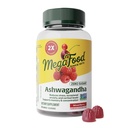 MegaFood Zero Sugar Ashwagandha Gummies - with Clinically Studied Ashwagandha KSM 66 - Cortisol Reducer & Stress Support - Mixed Berry Flavor, No Gelatin, Vegan - 60 Gummy Vitamins, 30 Servings