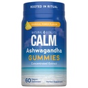 Natural Vitality Calm Ashwagandha Gummies | Tropical Punch Flavor | Concentrated Extract | Vegan & Gluten Free Herbal Supplement | 60 Count