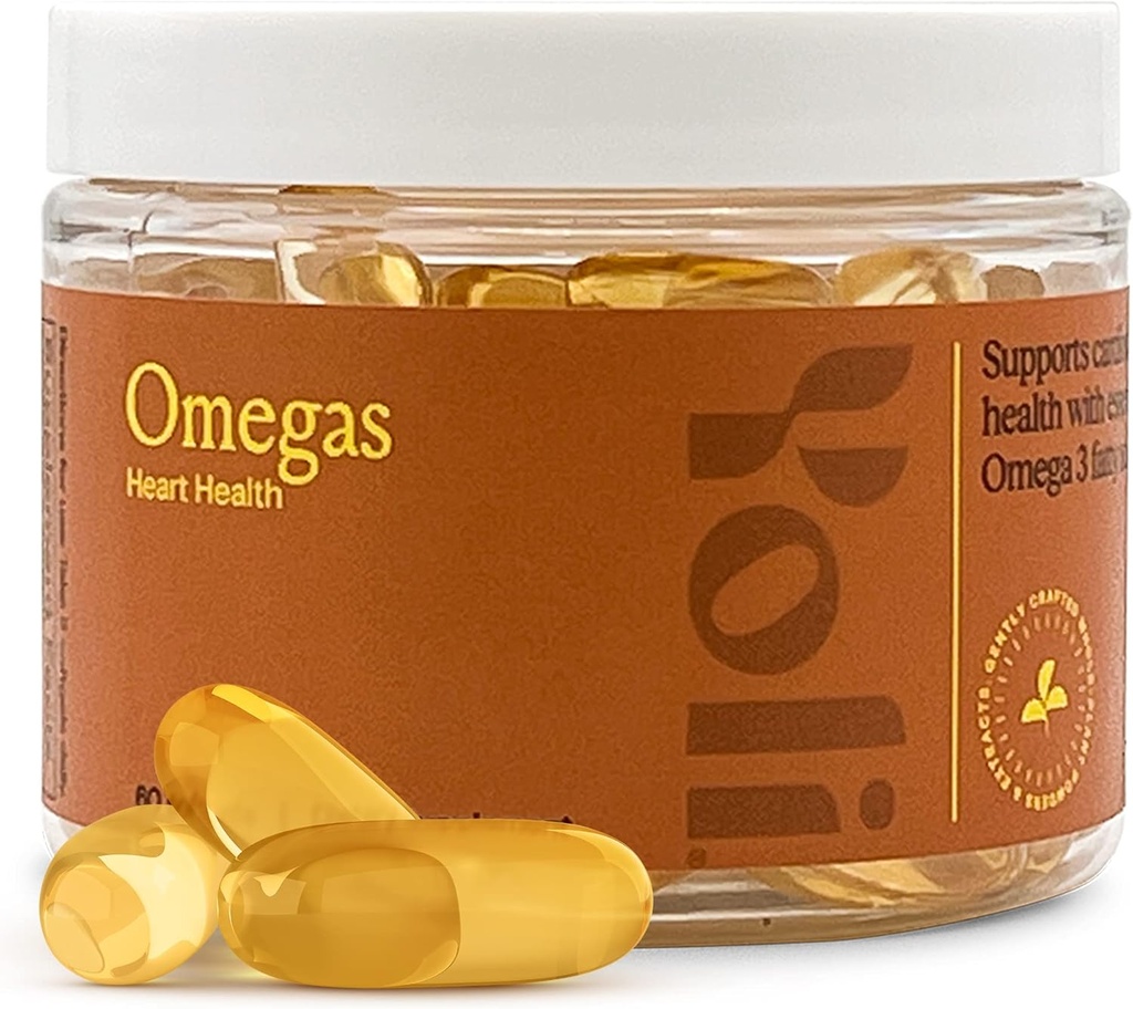 Yoli® - Ωμέγα - Fish Oil Ωμέγα 3 συμπλήρωμα με βιταμίνη D3 - Καψάκια ιχθυέλαιο με EPA και DHA Ωμέγα 3 λιπαρά οξέα για την υποστήριξη της υγείας της καρδιάς