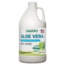 Τέχνη γης - Pure Aloe Vera Juice Unflaved – Ψυχρής παραγωγής - 99,7% Βιολογική Aloe Vera Εσωτερικό φιλέτο από φρέσκα φύλλα Τέξας – Digestive Υγεία, Detox και Φυσική ευεξία – 64 fl oz