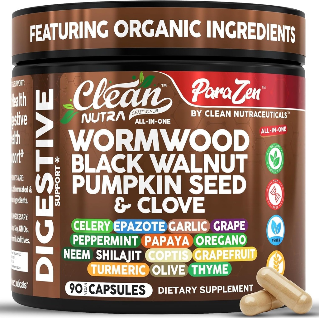 Καθαρό Nutra Wormwood Μαύρο Walnut Κολοκύθα Σπόροι σέλινου Λάδι σέλινου Σκόρδο Σταφυλόχορτο Παπάγια Νεέμ Διατομική Γη Γυναίκες Προβιοτικό κόκκαλο Υγεία Καθαρίστε το Detox Ρίγανο Olive Turmeric Συμπλήρωμα κάψουλες Vegan