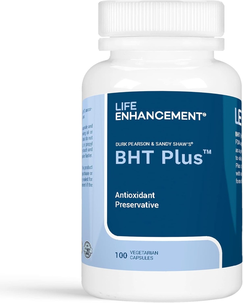 Βελτίωση ζωής Durk Pearson & Sandy Shaw's BHT Plus, 100 κάψουλες