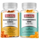 Κάλιο Μαγνήσιο Gummies, Χλωριούχο κάλιο 500mg, Γλυκινικό μαγνήσιο 300mg, Συμπληρώματα Ορυκτών για Οικογένεια