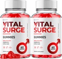 (2 πακέτο) Vital Surge Gummies, Επίσημη Vital Surge Μέγιστη δύναμη 1000MG Advanced συμπλήρωμα Gummies, VitalSurge Mens Detox Supplement, Vitasurge Gomitas Chews με φυσικά συστατικά (120 Gummies)