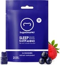 SugarBearPro Sleep Gummy 14 Day Supply, Extra Strength Melatonin 6mg, for Men & Women, Vegan Vitamin B6, L-Theanine, 5 HTP, Valerian, Sleep Aid for Adults & Teens, Certified Kosher