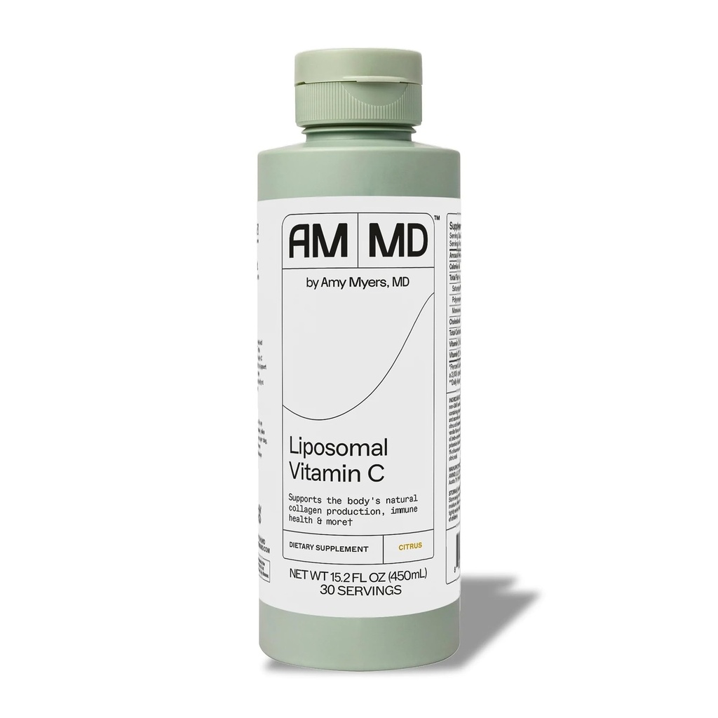 Amy Myers MD Liposomal Curcumin - Digestive & Immunity Health Support - Turmeric Curcumin Nutritional Supplement - Gluten-Free & Non-Dairy Adult Health Supplement