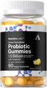 Horbäach Probiotic Gummies 1.5 Billion CFU | 60 Count | with Prebiotic for Women and Men | Tropical Flavor | Doctor Formulated | Vegan, Non-GMO & Gluten Free | Berkshire Labs