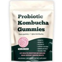 Probiotic Kombucha Gummy - Prebiotics + Probiotics + Postbiotics | Contains MCT Oil, elm bark, Dandelion Root, and Fiber | Promotes Gut Health | 60 Capsules