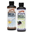 Bundle, BlackBerry Smoothie Flax Seed Oil και Piña Colada Fish Oil Set, 16 oz