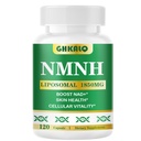 NMNH Supplement 1000mg,Liposomal Pure Nicotinamide Mononucleotide,Boost NAD Level with Resveratrol & Nicotinamide Riboside NR,High Absorption,for Cellular,Energy,Non-GMO,Vegan,120 Capsules