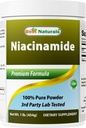 Best Naturals Niacinamide (Vitamin B3) Pure Powder 1 Pound