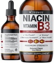 The Healthy Life 4 ME Vitamin B3 Niacinamide Liquid | 20mg Serving 60 Days Supply | Vitamin B Liquid Drops | 2oz Clear