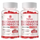 Glucosamine Chondroitin Gummies with MSM & Elderberry Extra Strength - Joint Support, Antioxidant Immune Support Supplement for Adults, Men & Women.Strawberry-2pack