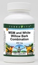 MSM and White Willow Bark Combination - 450 mg (100 Capsules, ZIN: 512926)