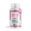 Menopause Supplements For Women, 400mg Black Cohosh & 200mg DIM for Hot Flashes, Night Sweats Relief & Hormone Balance, 35-in-1 with Probiotics, Ashwagandha & Red Clover, 100 Capsules/50-Day Supply