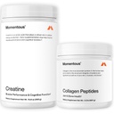 Momentous Creatine Monohydrate Powder & Grass-Fed Κολλαγόνο Peptides Stack σκόνη - Υποστηρίζει δύναμη, Lean μυών, & ανάκτηση - FORTIGEL & βιταμίνη C για τα μαλλιά, το δέρμα, τα νύχια, και κοινή υποστήριξη της υγείας