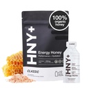 HNY+ Organic Honey Energy Gel with Electrolytes, Magnesium, Sea Salt & Potassium, Workout Gels, for Gym, Running, Cycling & Hiking, Sports Nutrition, Gluten Free & Vegan, Caffeine Free, 12 Pack