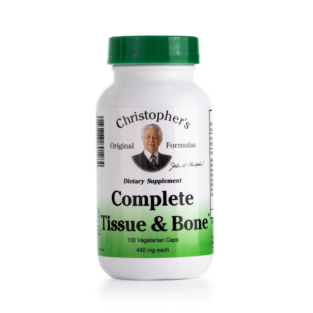 Christopher's Original Formulas Complete Tissue & Bone Formula – 100 Veg Caps 