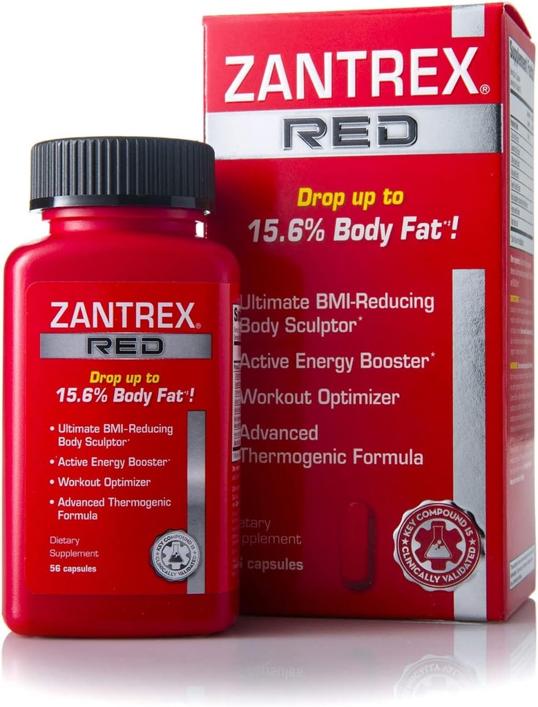 Zantrex Red Fat Burner & Active Energy Booster συμπλήρωμα 