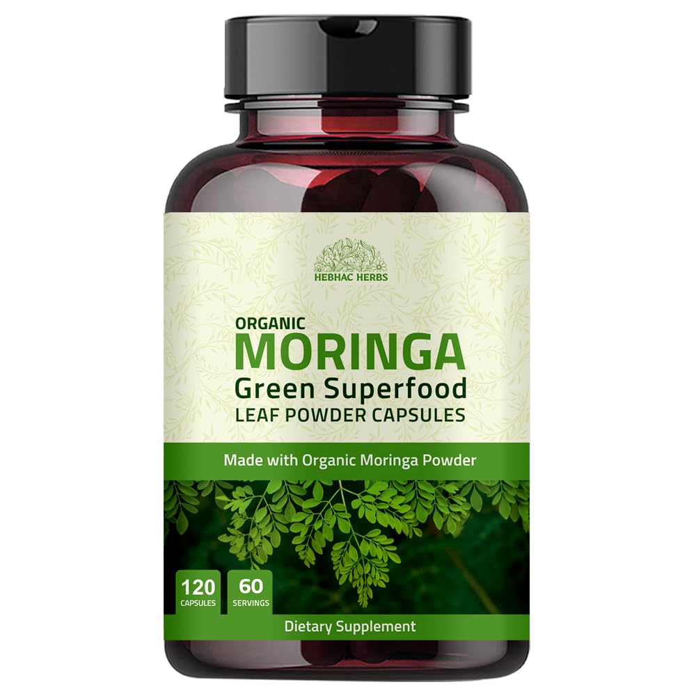 Βιολογικά κάψουλες Moringa 120 κάψουλες 1000mg – Μεταβολισμός, & ανοσοποιητική υποστήριξη