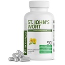 Bronson St. John's Wort 700 MG per Serving Hypericum Perforatum Υποστηρίζει μια θετική διάθεση - μη ΓΤΟ, 90 κάψουλες χορτοφάγων